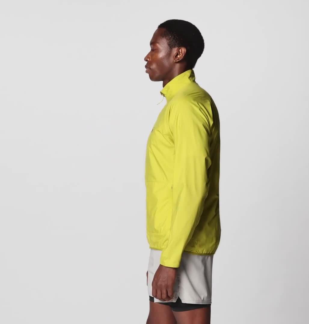 Men's Kor AirShell Full Zip Jacket, Color: Lucky Chard