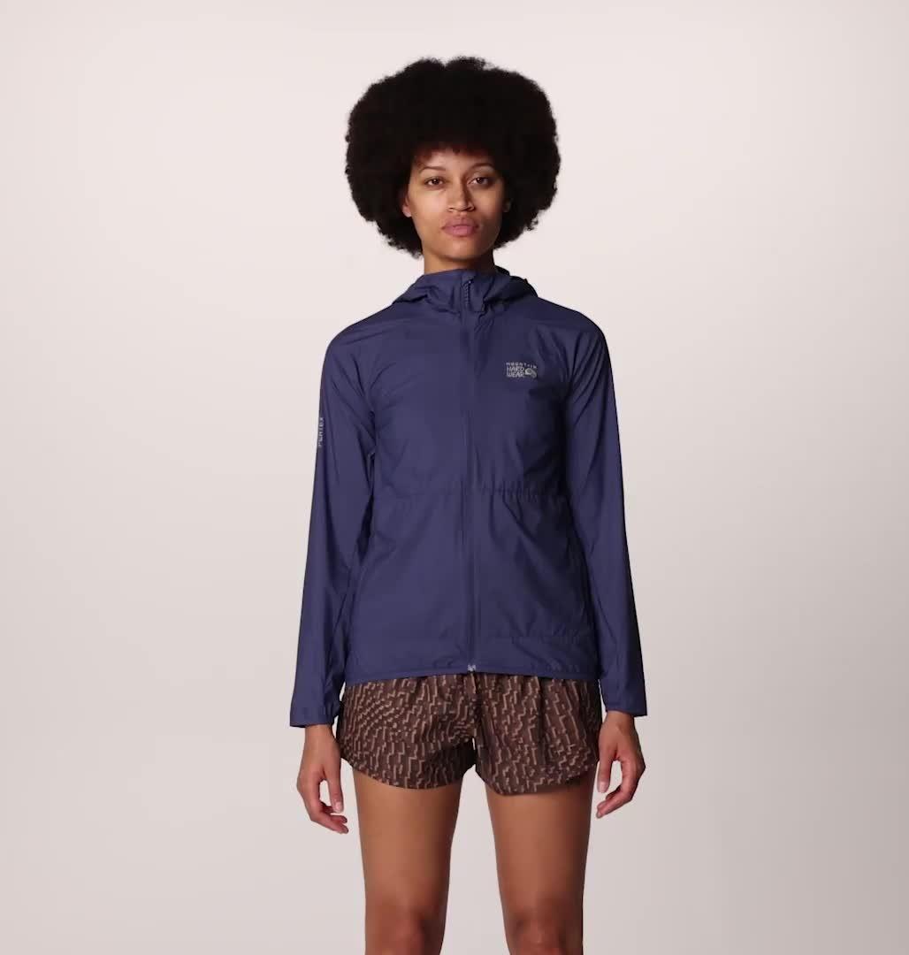 Women's Kor AirShell Hoody, Color: Lapis Dusk