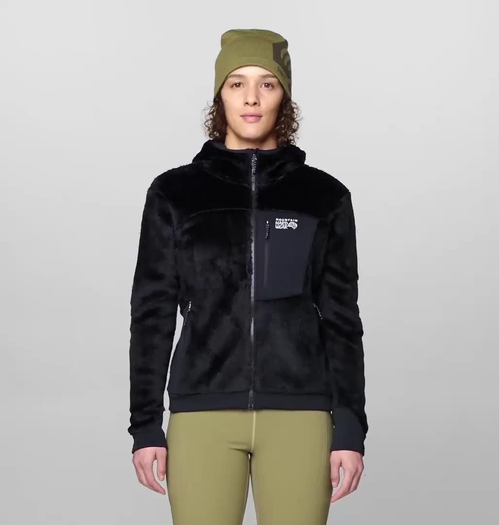 Women's Polartec® High Loft Hooded Jacket, Color: Black