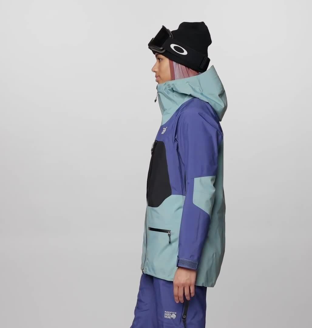 Women's Mythogen GORE-TEX PRO Jacket, Color: Blue Sage, Lapis Dusk, Black