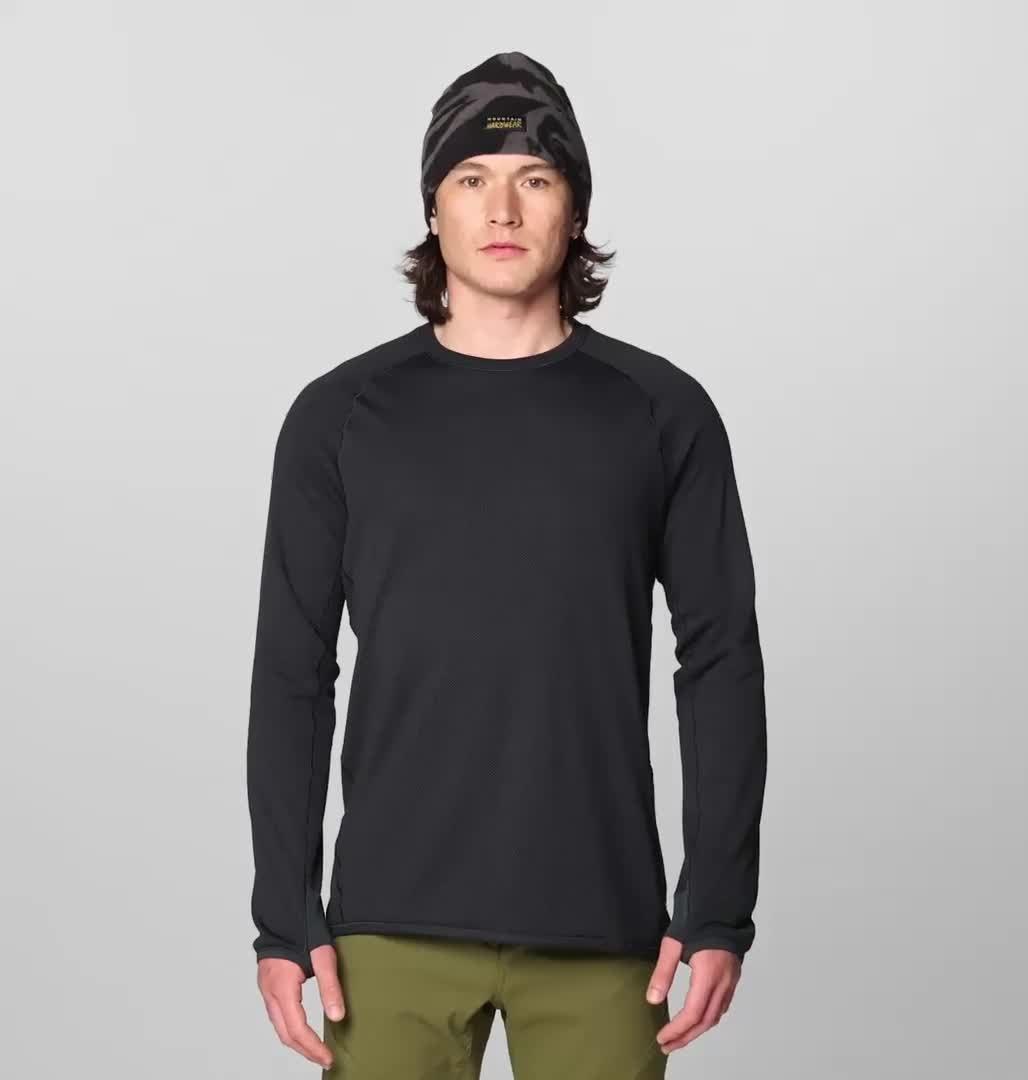 Men's AirMesh Long Sleeve, Color: Dark Storm