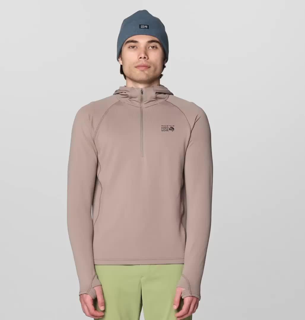Crater Lake Heavyweight Half Zip Hoody | 244 | S, Color: Wild Taupe