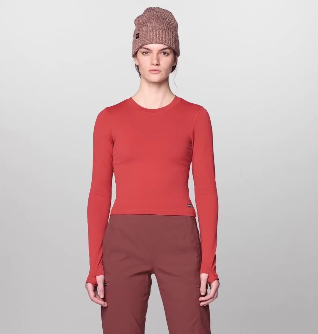 Peak Knit Long Sleeve | 844 | XL, Color: Mars Red