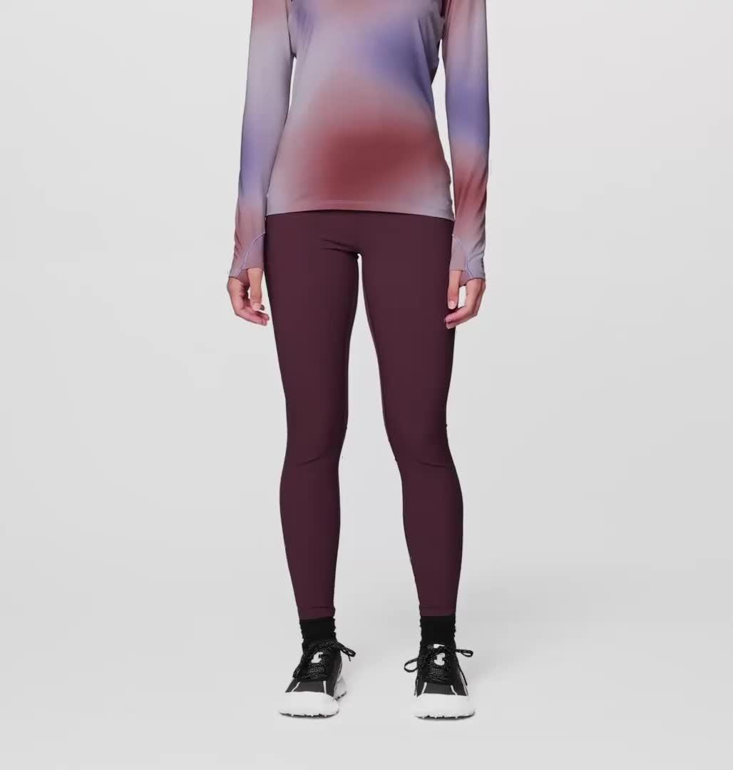 Women's TrailTracker Hybrid Tight, Color: Blackberry
