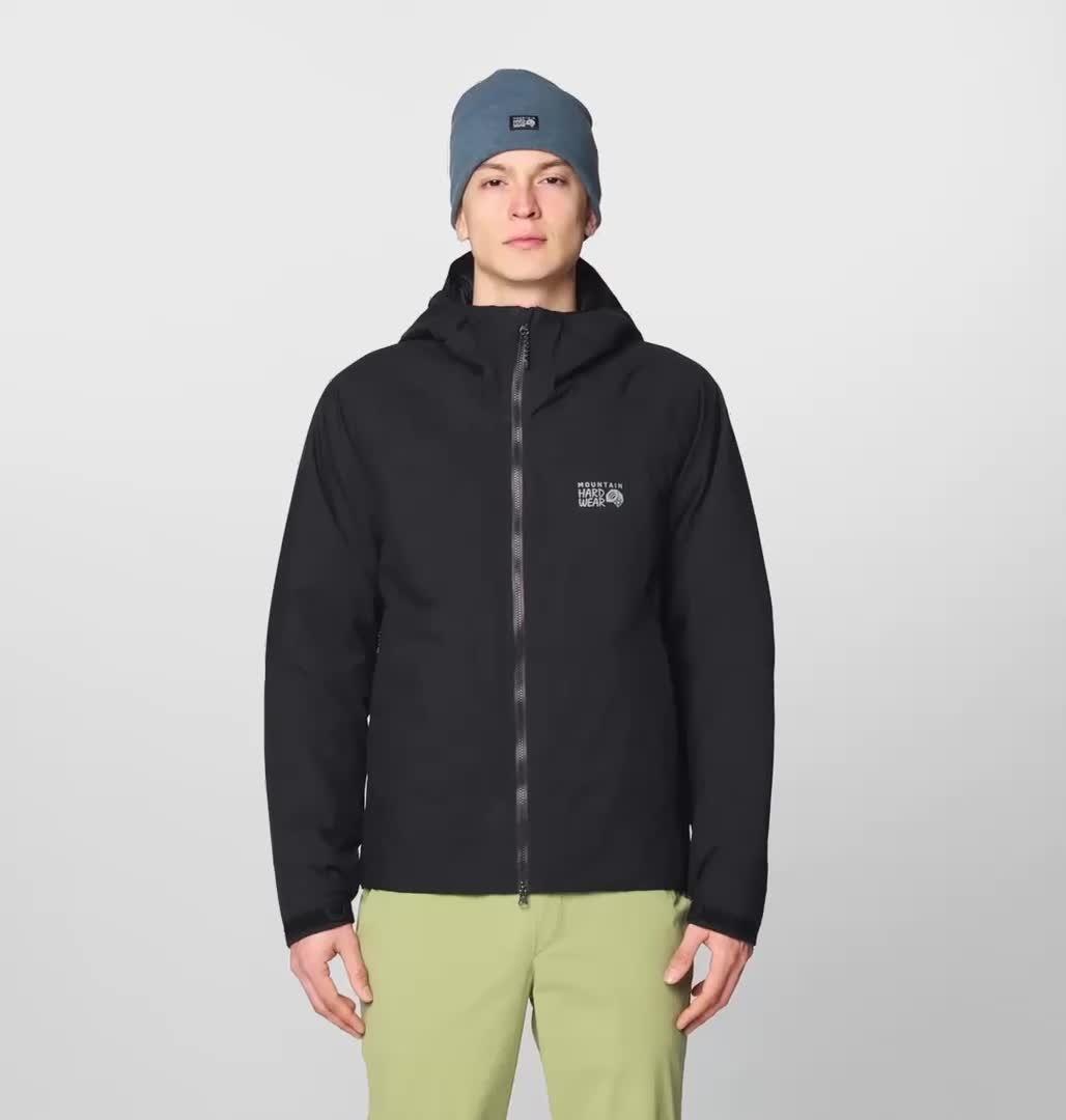 Stretch Ozonic Insulated Jacket, Color: Black