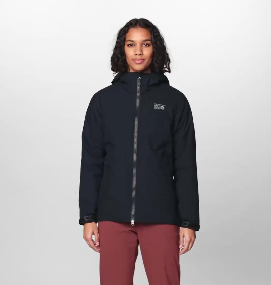 Stretch Ozonic Insulated Jacket, Color: Black