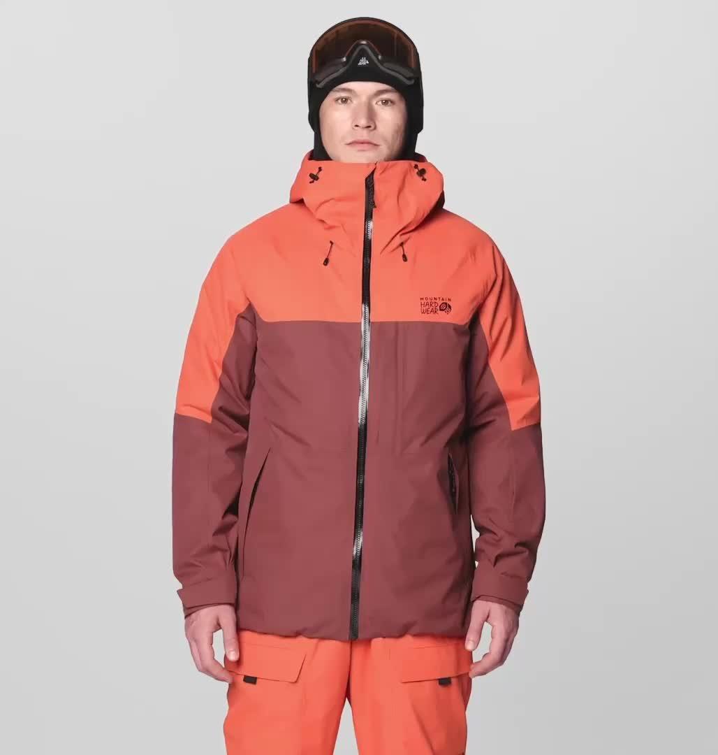 Men's Firefall Trifecta Jacket, Color: Bourbon Brown, Aspect