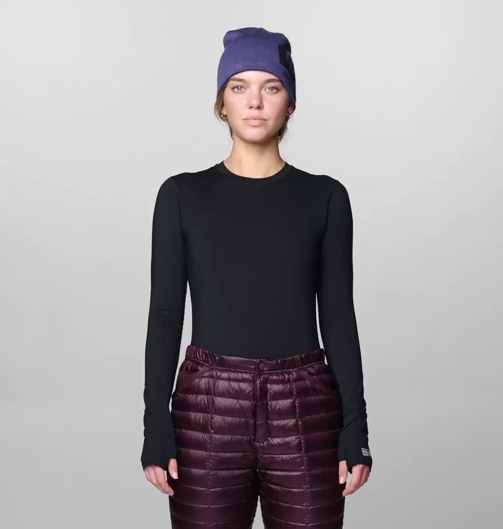 Women's Butter Up Long Sleeve, Color: Black