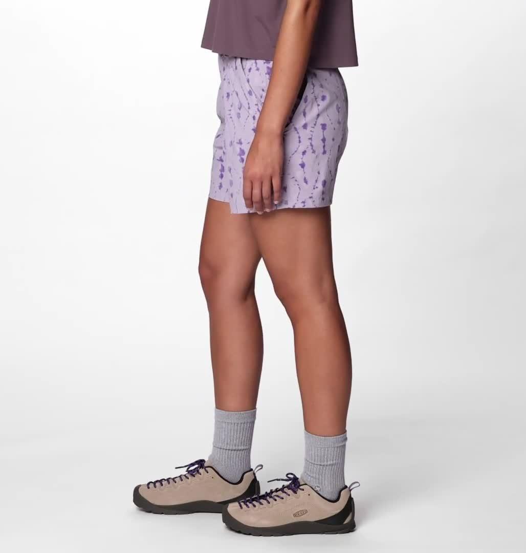 Women's Peak Rambler Short, Color: Atmospheric Cascade Print