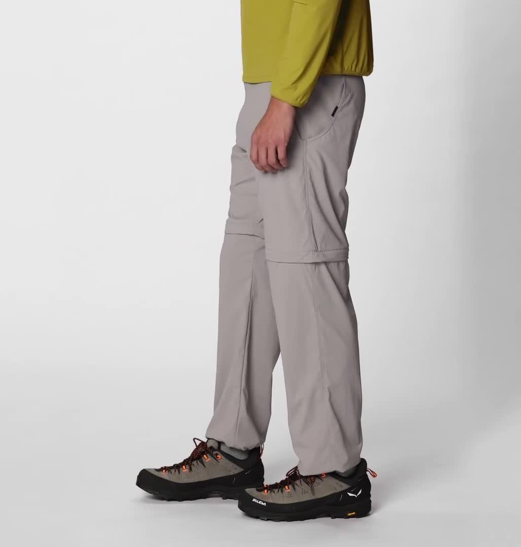 Men's Peak Rambler Convertible Pant, Color: Approaching Storm