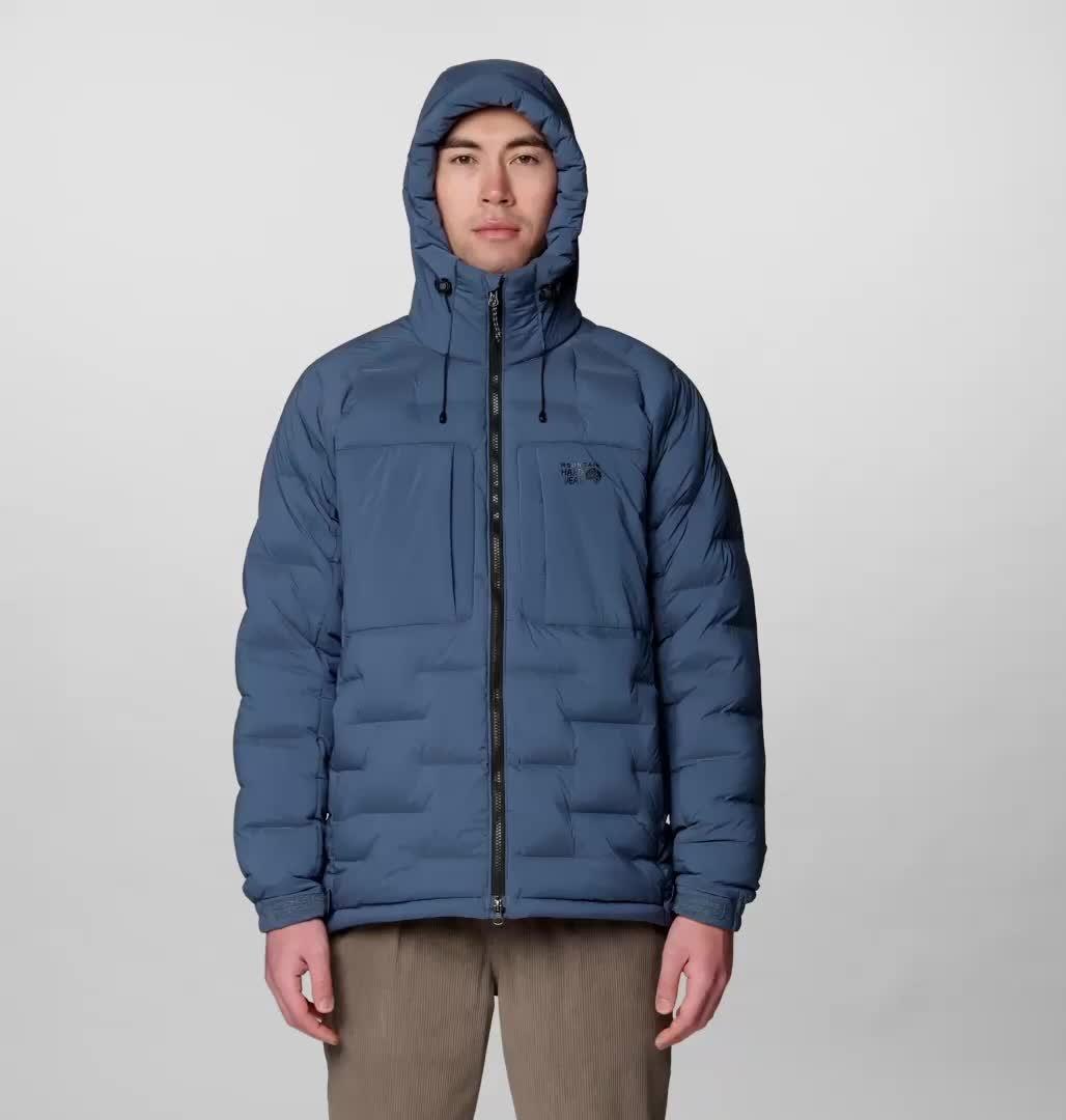 Men's StretchDown Parka, Color: Astral Blue