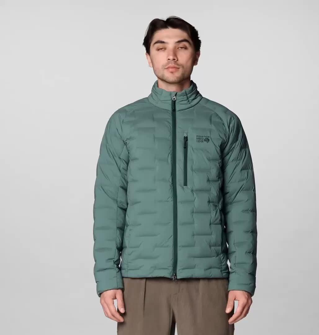 Men's StretchDown Jacket, Color: Thunderhead Grey