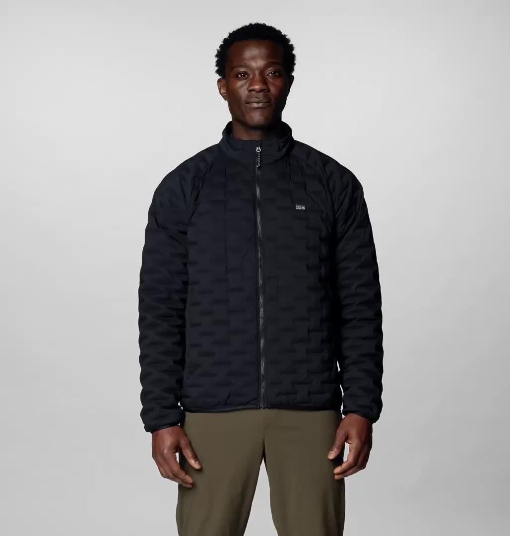 Men's StretchDown Light Jacket, Color: Black