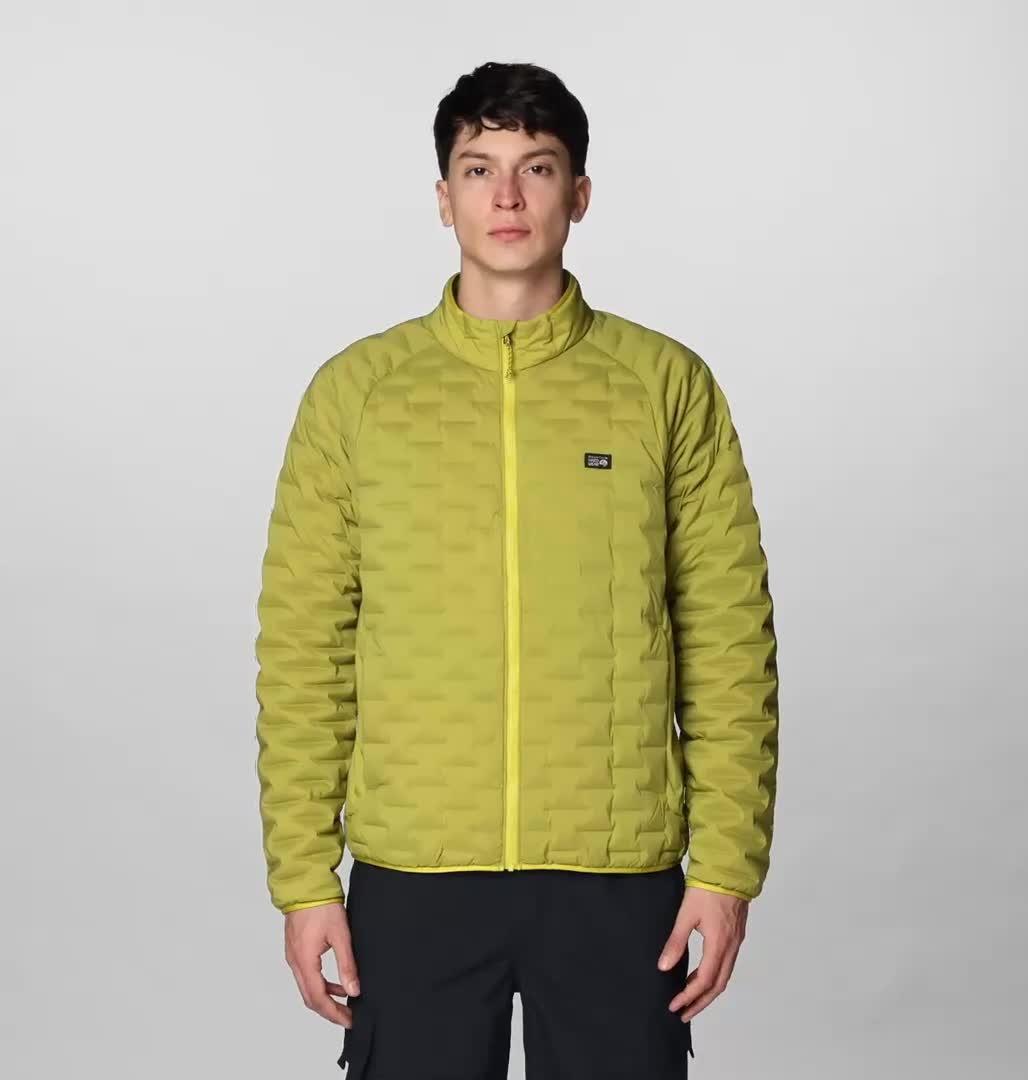 Men's StretchDown Light Jacket, Color: Bright Fatigue