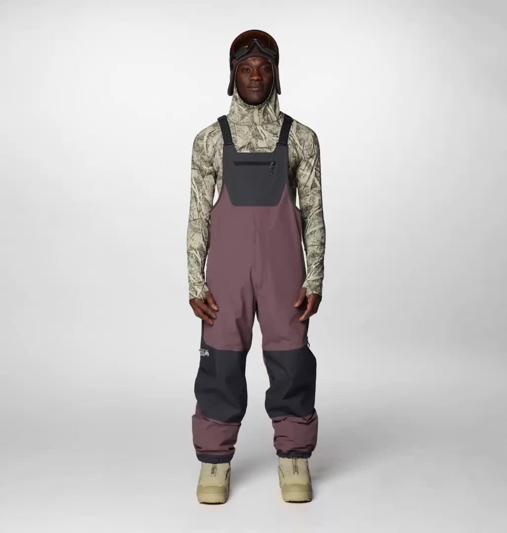 Men's Warp Factor Bib, Color: Purple Sage, Shark