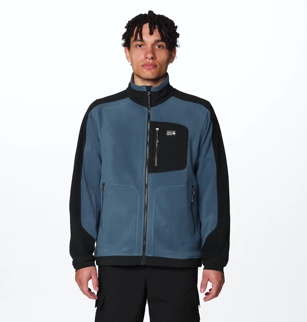 Men's Apr&egrave;s Pro Fleece Jacket, Color: Astral Blue, Black