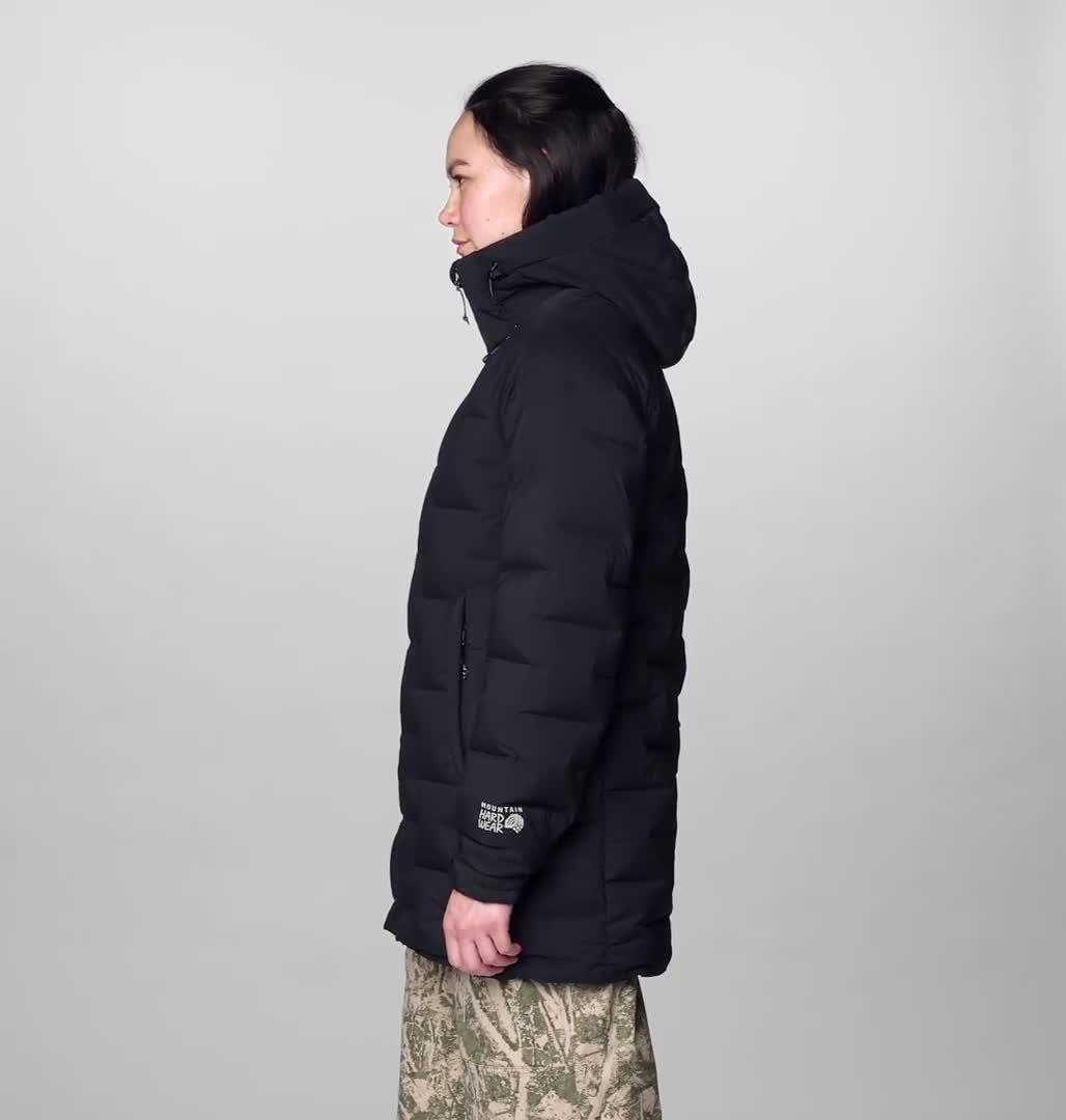 Women's StretchDown Parka, Color: Black