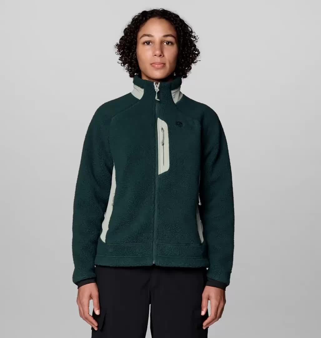 Women's Deep Drift Fleece Full Zip, Color: Verve