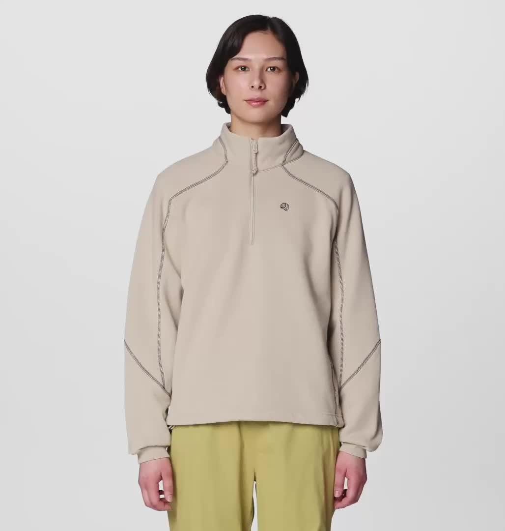 Women's Hardwear Supply Quarter Zip, Color: Fossil