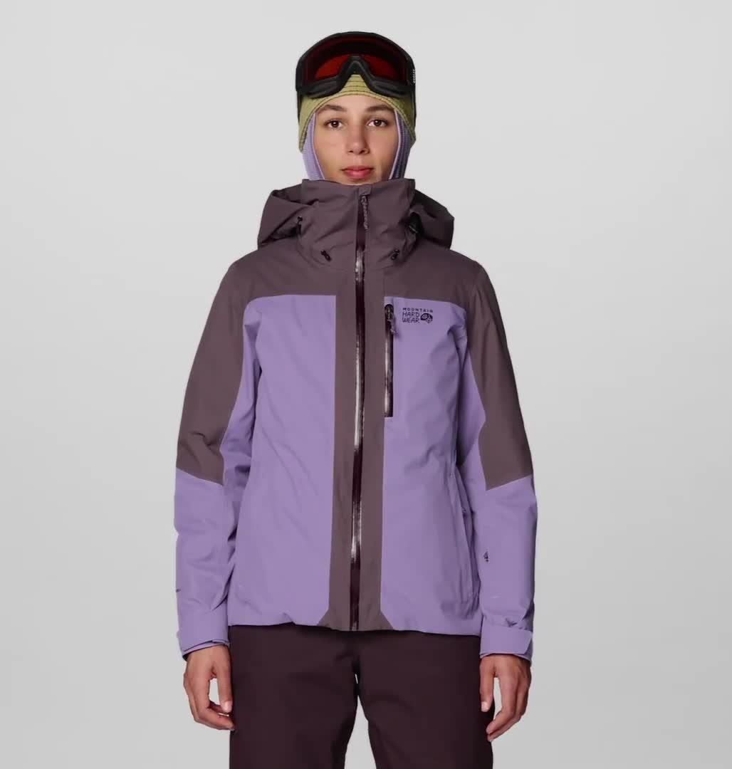 Women's Firefall Trifecta Jacket, Color: Violet Stone, Purple Sage